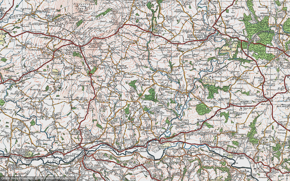 Old Map of Milson, 1920 in 1920