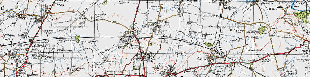 Old map of Milton Heights in 1919