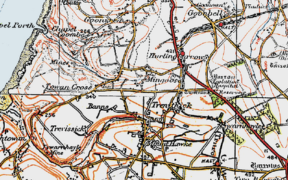 Old map of Mingoose in 1919