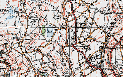 Old map of Mixenden in 1925