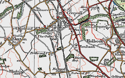 Old map of Model Village in 1923