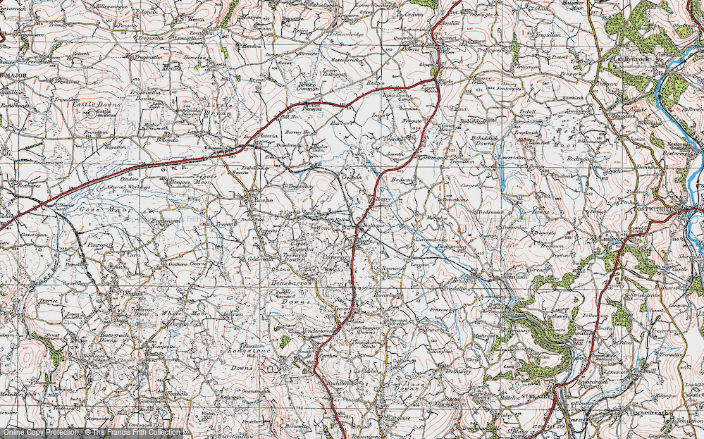 Old Map of Molinnis, 1919 in 1919