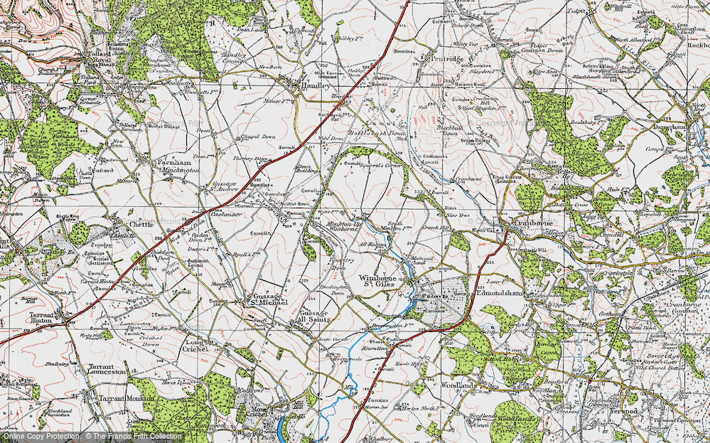 Monkton Up Wimborne, 1919