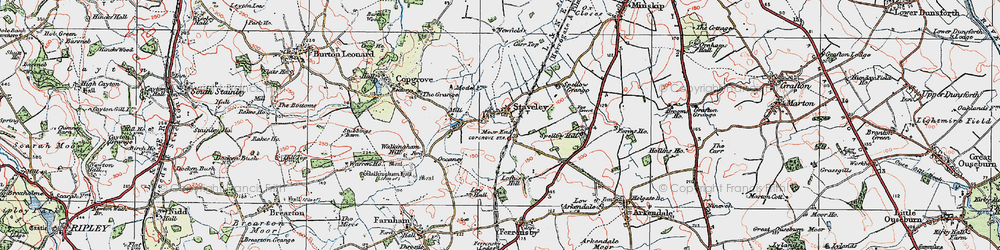 Old map of Loftus Hill in 1925