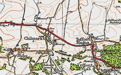 Old map of Mooray in 1919