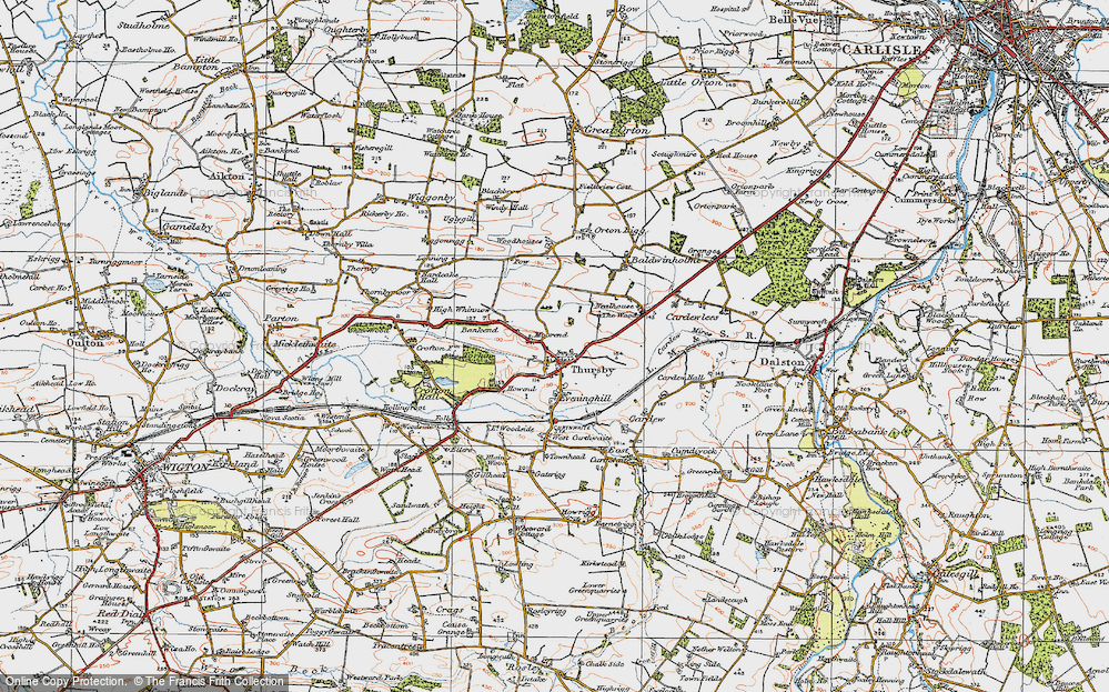 Old Map of Moorend, 1925 in 1925
