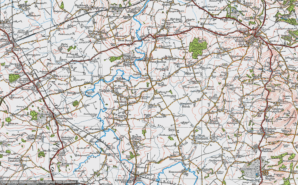 Old Map of Moorside, 1919 in 1919
