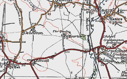 Old map of Moortown in 1921