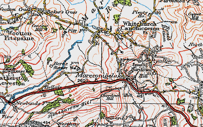 Old map of Morcombelake in 1919