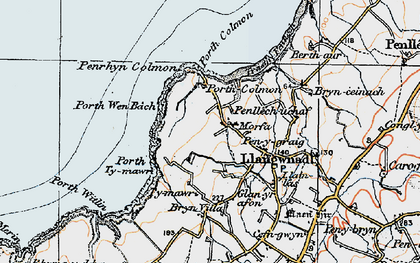 Old map of Morfa in 1922