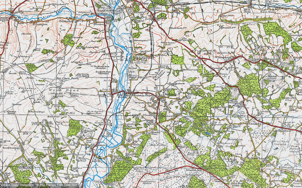 Old Map of Morgan's Vale, 1919 in 1919