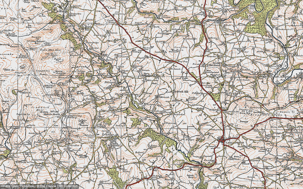 Old Map of Mornick, 1919 in 1919