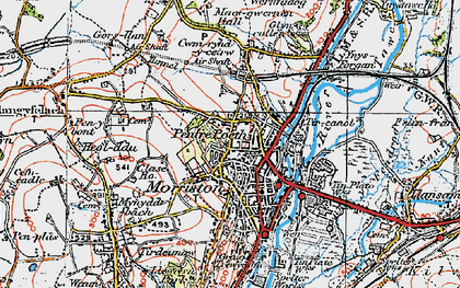 Old map of Morriston in 1923