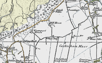 Old map of Wrampool Ho in 1924