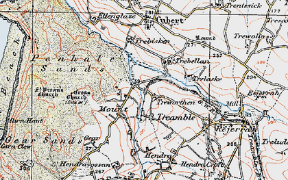 Old map of Mount in 1919