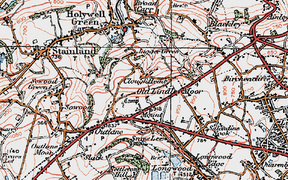 Old map of Mount in 1925