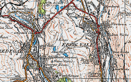 Old map of Mountain Air in 1919