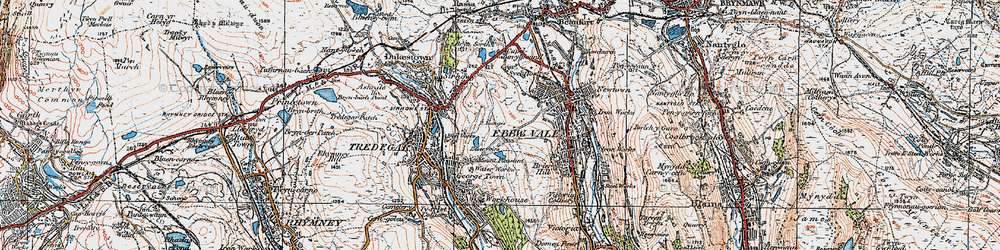 Old map of Mountain Air in 1919