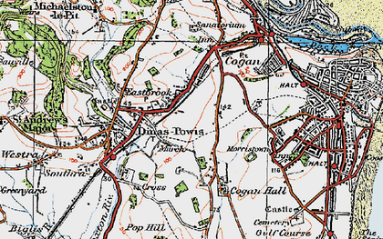 Old map of Murch in 1919