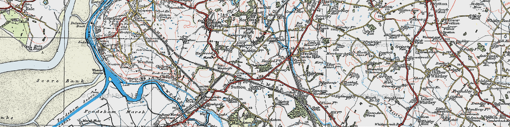 Old map of Murdishaw in 1923