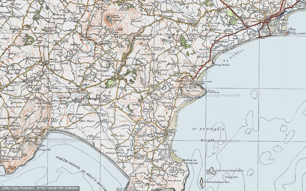 Old Map of Mynytho, 1922 in 1922