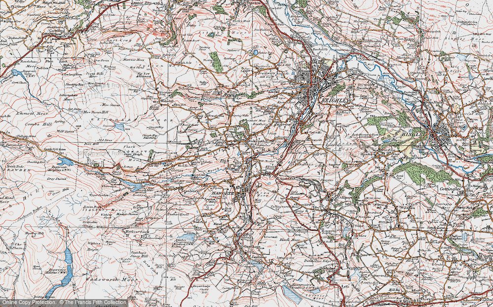 Old Map of Mytholmes, 1925 in 1925