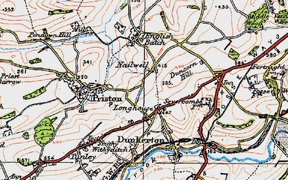 Old map of Nailwell in 1919
