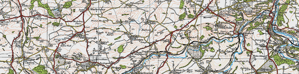 Old map of Nailwell in 1919