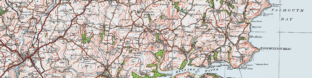 Old map of Nancenoy in 1919