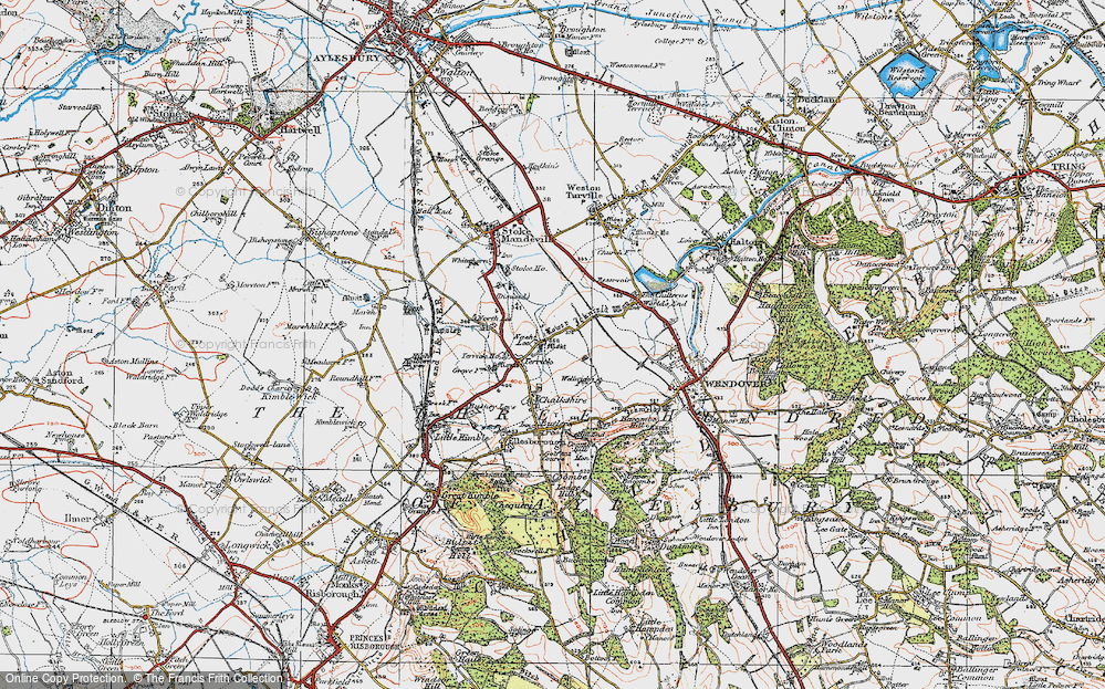 Old Map of Nash Lee, 1919 in 1919