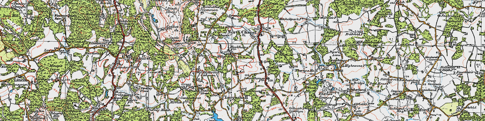 Old map of Navant Hill in 1920