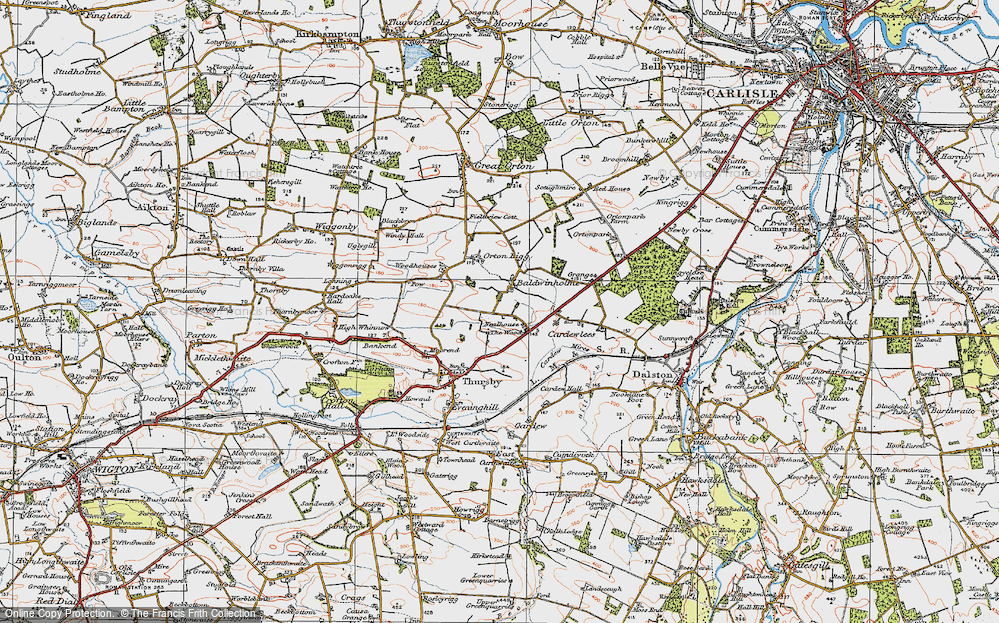 Old Map of Nealhouse, 1925 in 1925