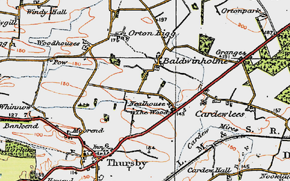 Old map of Nealhouse in 1925