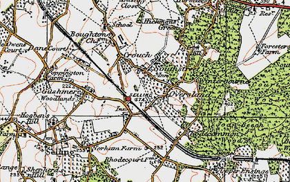 Old map of Neames Forstal in 1921