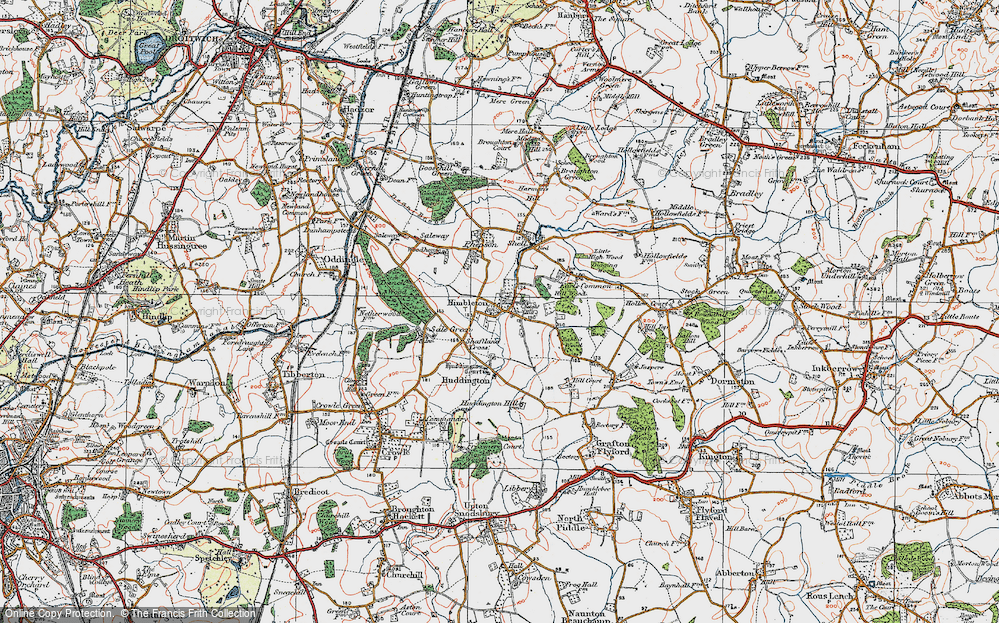 Old Map of Neight Hill, 1919 in 1919