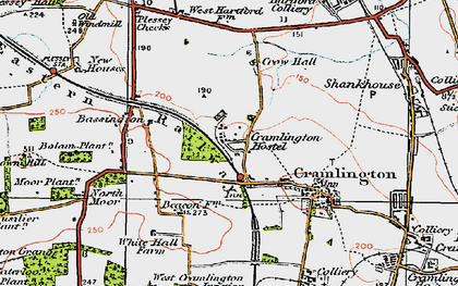 Old map of Nelson Village in 1925