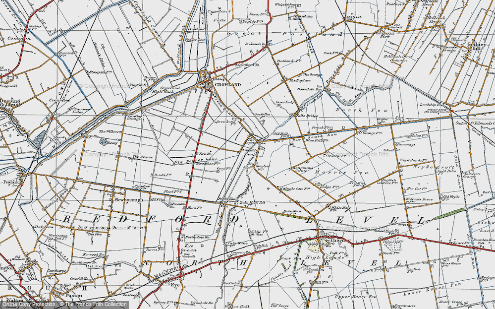 Old Map of Nene Terrace, 1922 in 1922