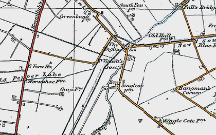 Old map of Nene Terrace in 1922