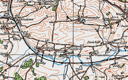 Old map of Neopardy in 1919