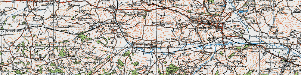 Old map of Neopardy in 1919