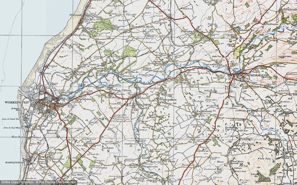Old Map of Nepgill, 1925 in 1925