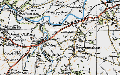 Old map of Nepgill in 1925