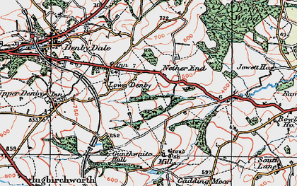 Old map of Ackin Royd in 1924