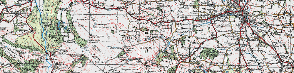 Old map of Nether Loads in 1923