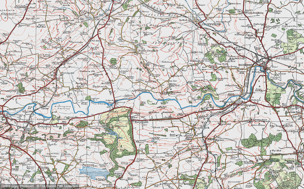 Old Map of Netherby, 1925 in 1925