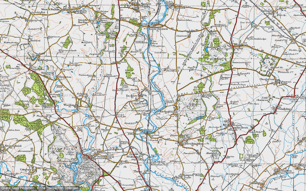 Old Map of Nethercott, 1919 in 1919