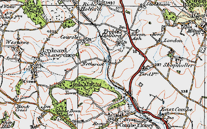 Old map of Nethercott in 1919