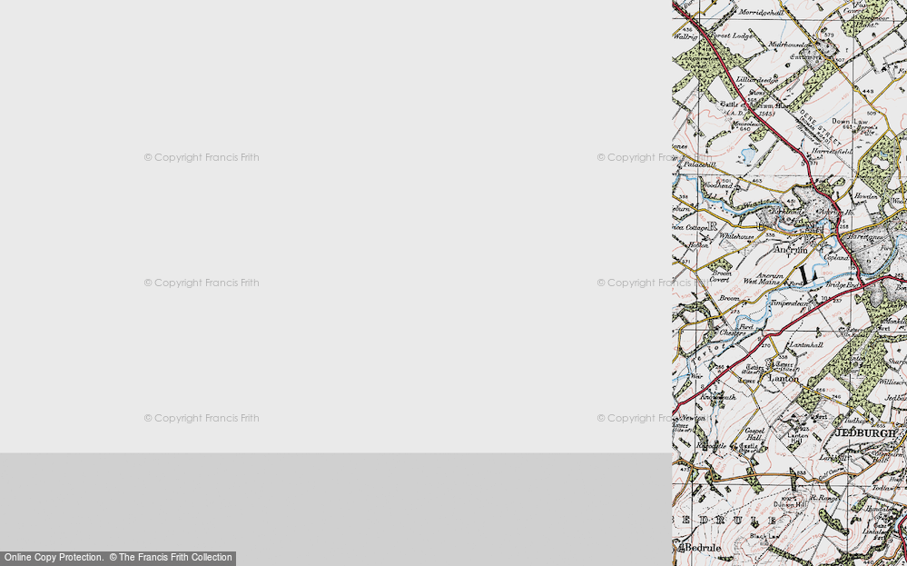 Old Map of Netherraw, 1926 in 1926