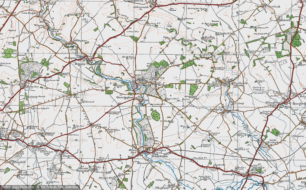 Old Map of Netherton, 1919 in 1919