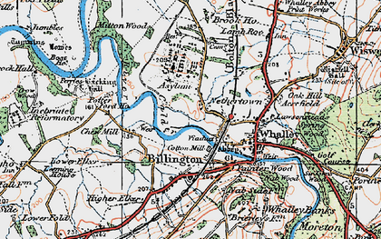 Old map of Calderstones Hospital in 1924